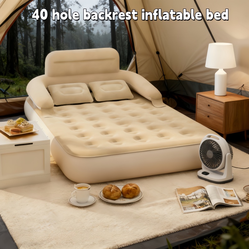 Outdoor Furniture Cushions - Kasur Tiup Camping Dua Orang Multi