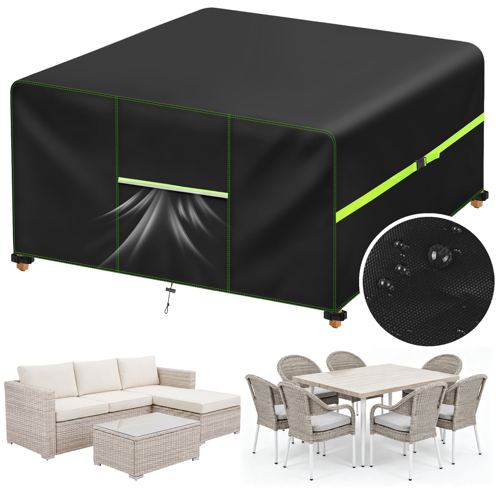 Outdoor Furniture Bali - Penutup Furnitur Taman dengan Ventilasi Udara