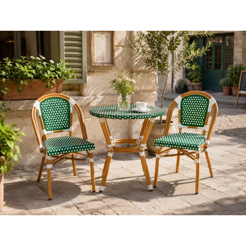 Outdoor Furniture Warehouse - Set Meja dan Kursi Bistro Prancis