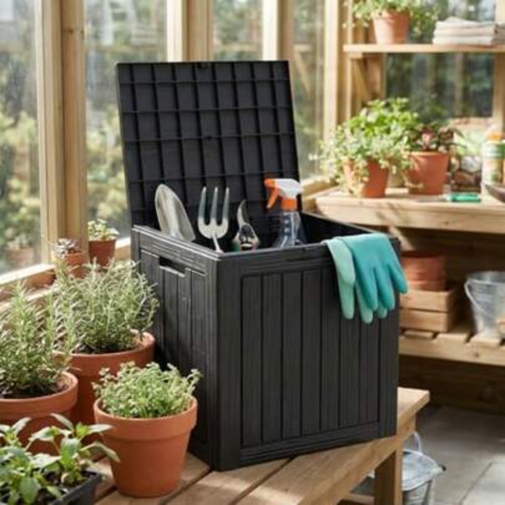 Outdoor Furniture Resin - Kotak Penyimpanan Luar Ruangan dari Resin