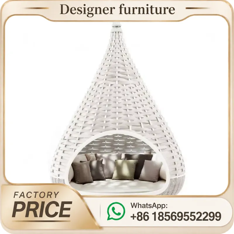 Outdoor Furniture Egg Chair - Kursi Ayun Gantung Rotan Bentuk Telur