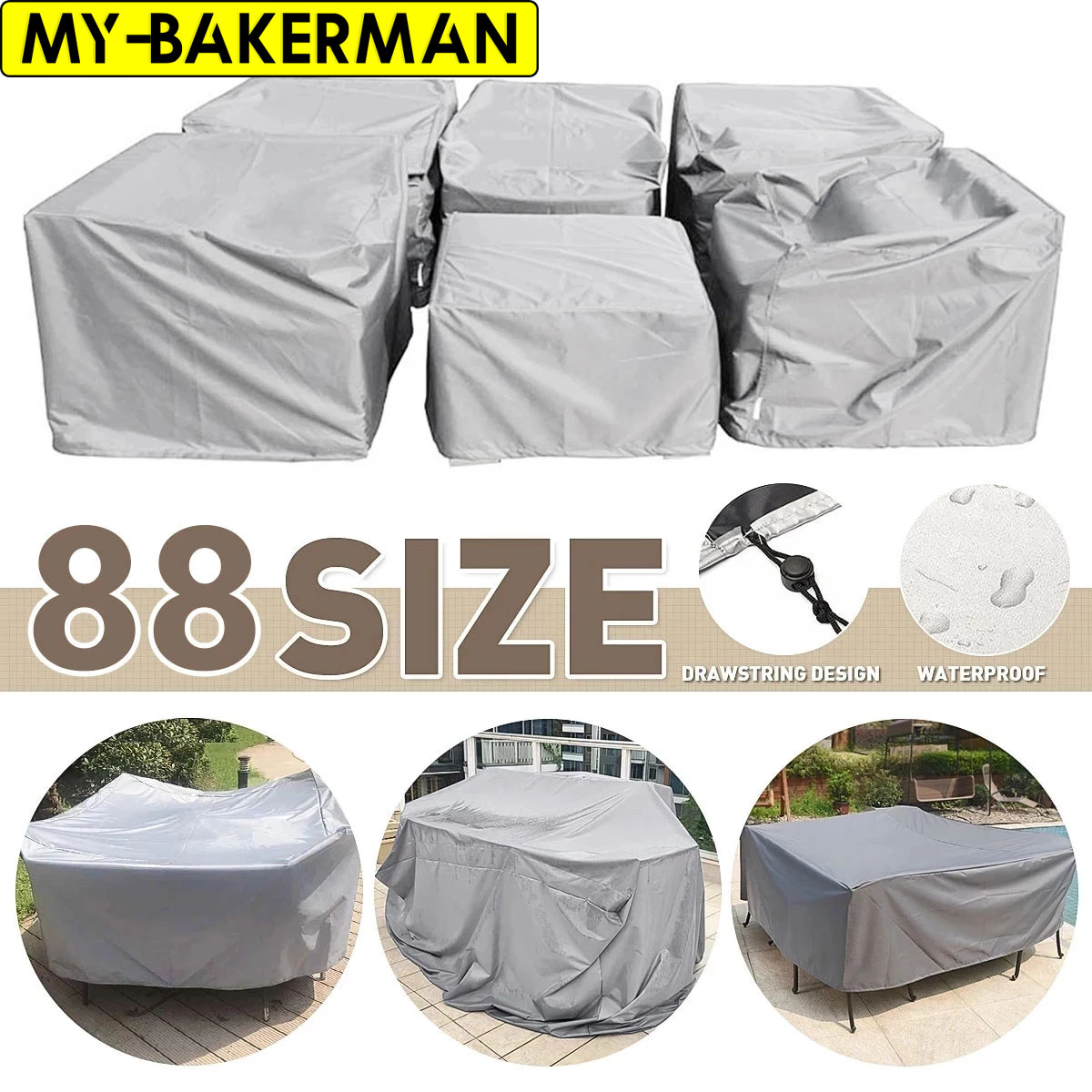 Outdoor Furniture Bali - Penutup Furnitur Teras Tahan Air, Penutup