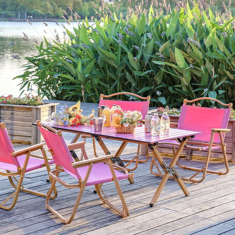 Outdoor Furniture Egg Chair - Meja Lipat Portabel untuk Egg Roll