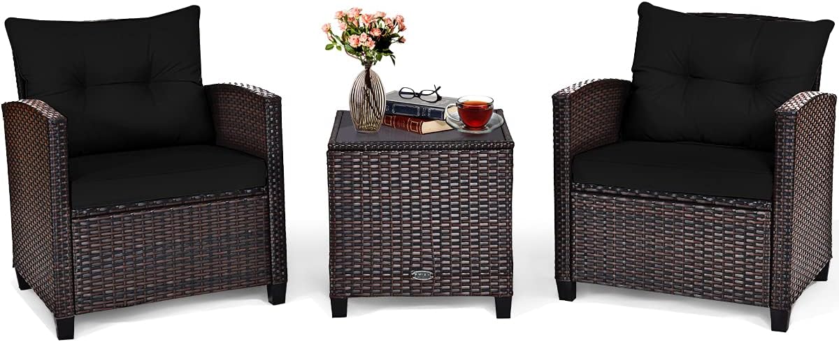 Outdoor Furniture Cushions - Set Furnitur Teras 3 Buah, Set