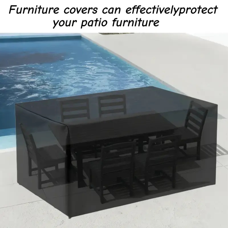 Outdoor Furniture Durable - Penutup Furnitur Taman Tahan Angin Berat