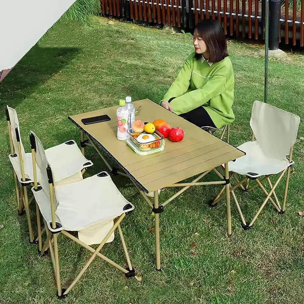 Set Meja dan Kursi Camping 5-P - Outdoor Furniture Table And Chairs ulasan dan harga