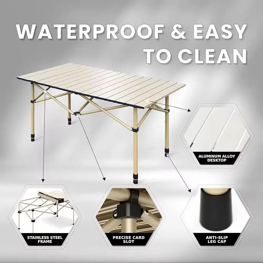 Set Meja dan Kursi Camping 5-P - Outdoor Furniture Table And Chairs ulasan dan harga