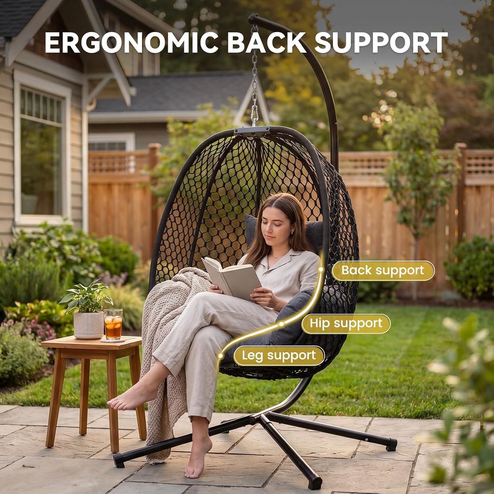 Kursi Telur Gantung Outdoor de - Outdoor Furniture Egg Chair ulasan dan harga