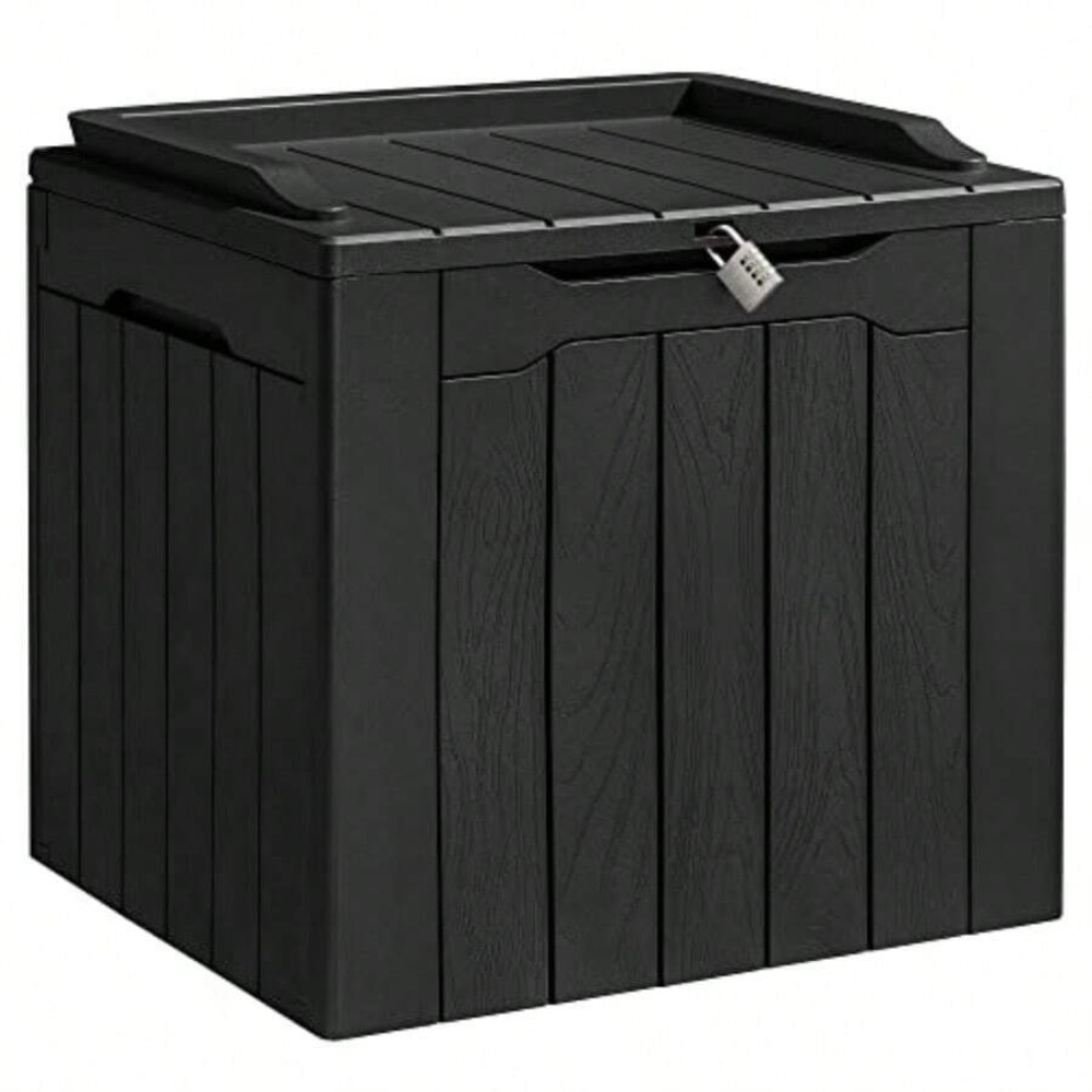 Kotak Penyimpanan Resin 31 Gal - Outdoor Furniture Resin ulasan dan harga