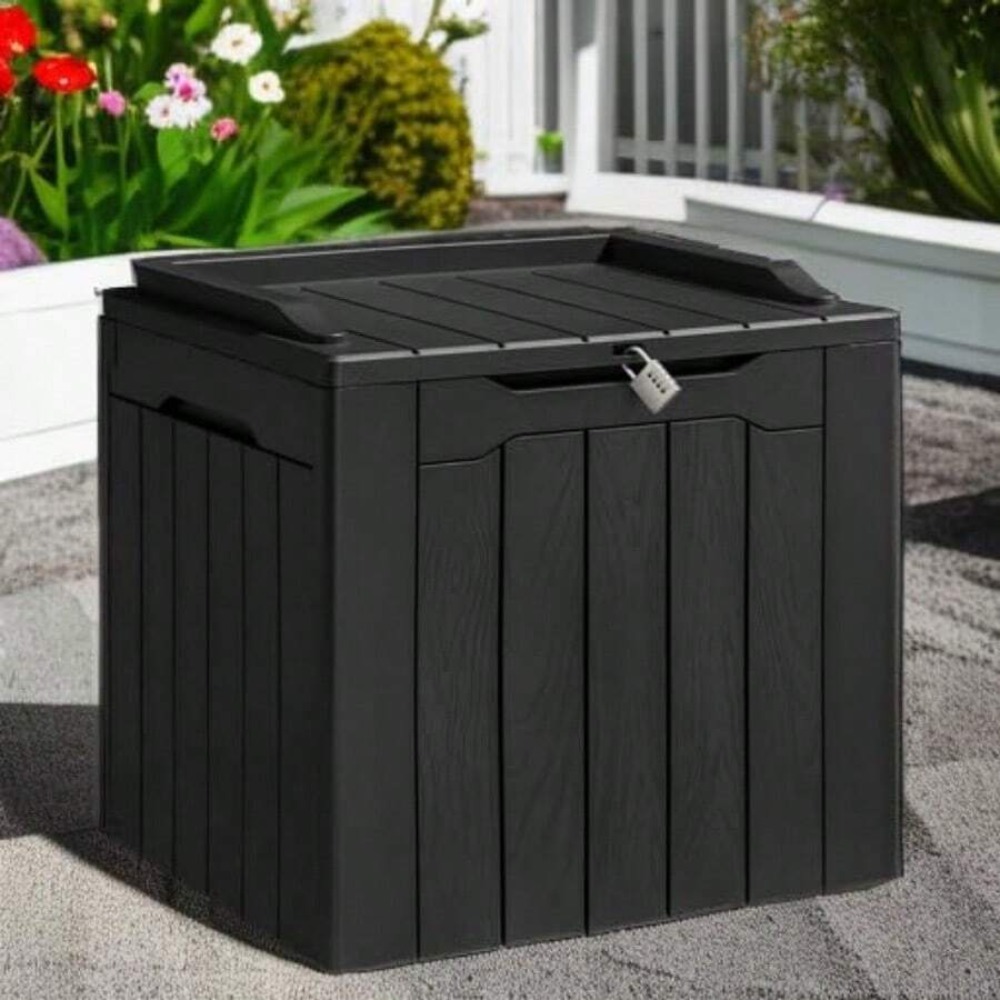 Kotak Penyimpanan Resin 31 Gal - Outdoor Furniture Resin ulasan dan harga