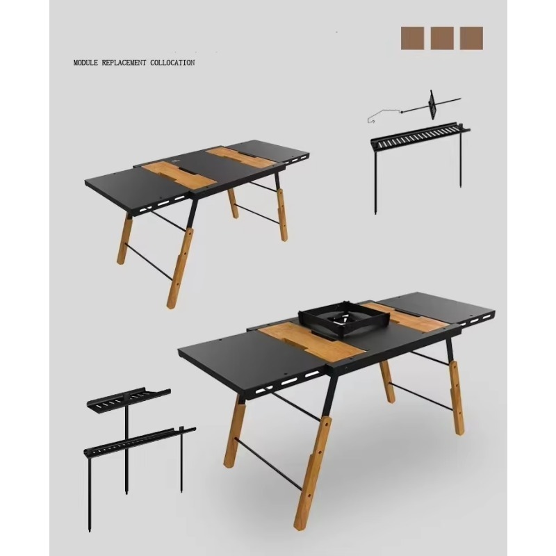 Meja Dapur Portabel Aluminium  - Outdoor Furniture Warehouse ulasan dan harga