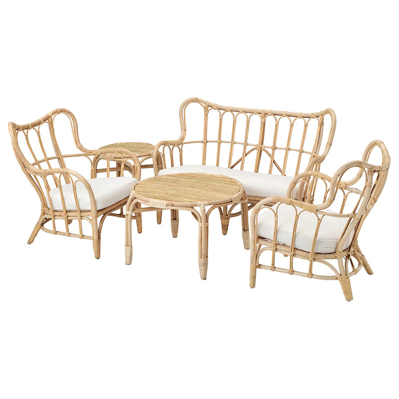 Sofa Rotan Asli Alami Kustom K - Outdoor Furniture Indonesia ulasan dan harga