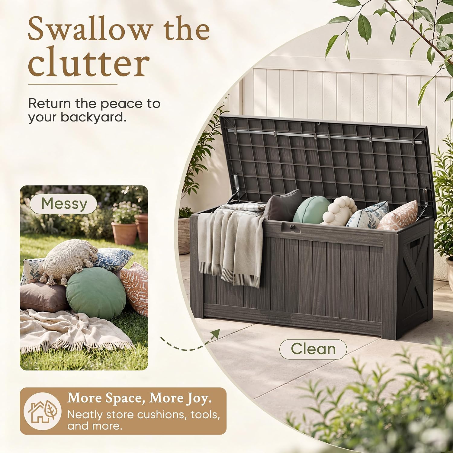 Kotak Penyimpanan Luar Ruangan - Outdoor Furniture Cushions ulasan dan harga