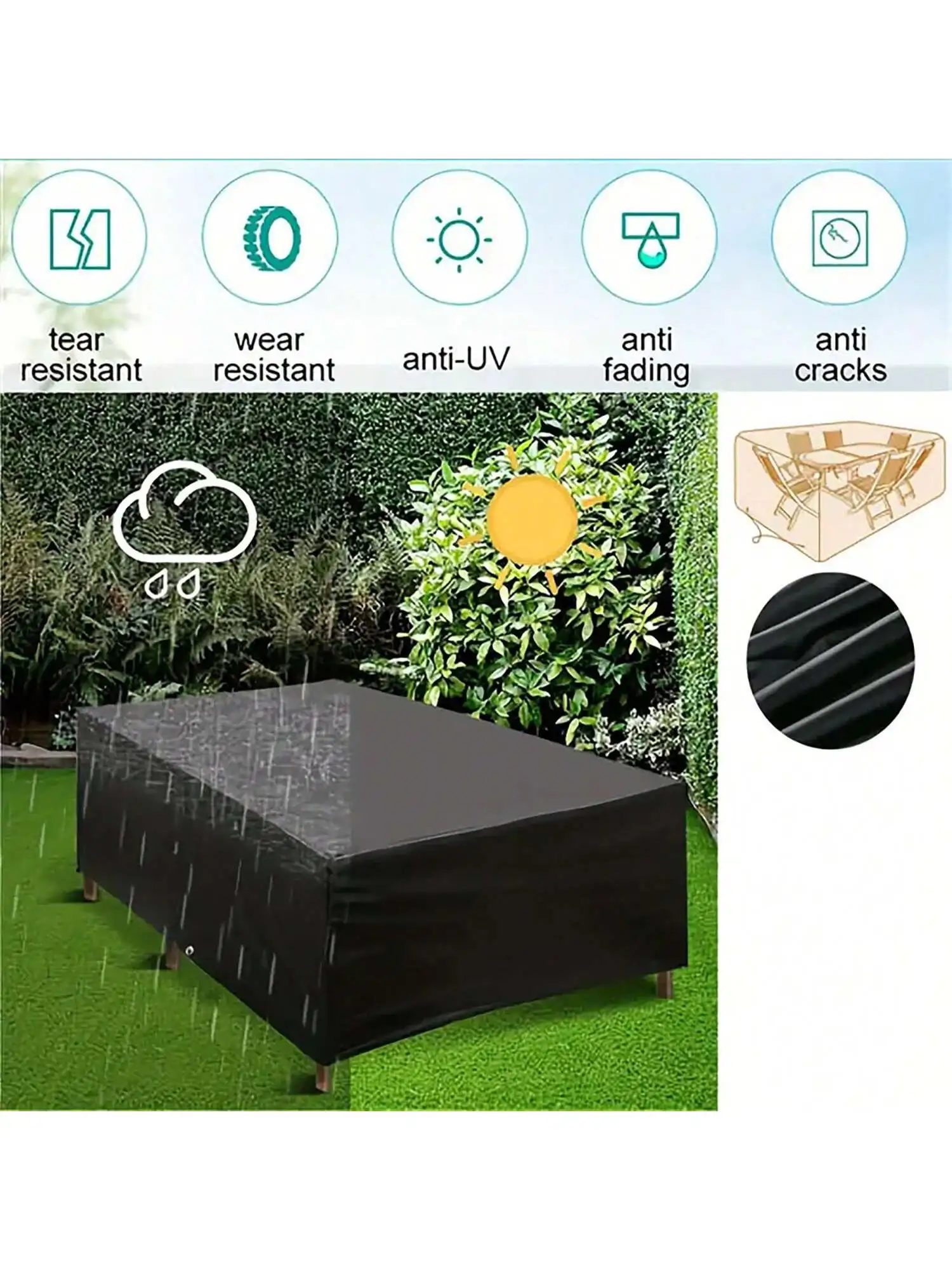 Furnitur taman teras luar ruan - Outdoor Furniture Table And Chairs ulasan dan harga