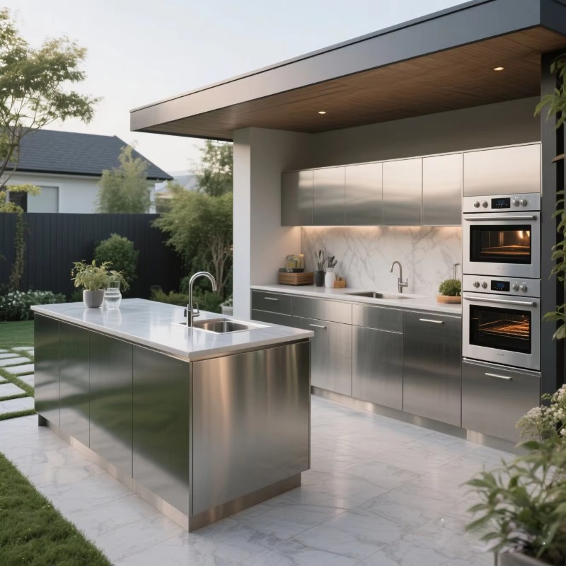 Lemari dapur baja tahan karat  - Outdoor Furniture Durable ulasan dan harga