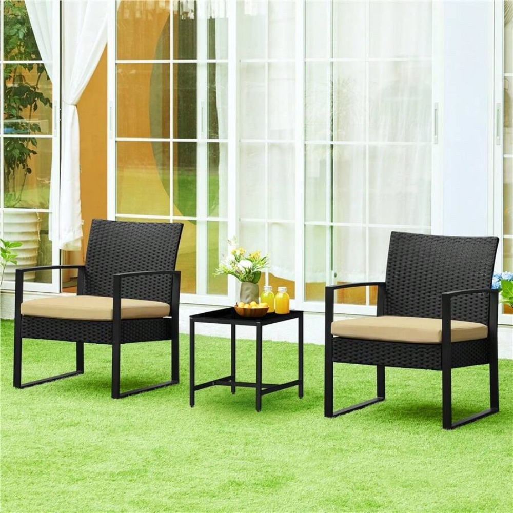 Set Furnitur Rotan Luar Ruanga - Outdoor Furniture Table And Chairs ulasan dan harga