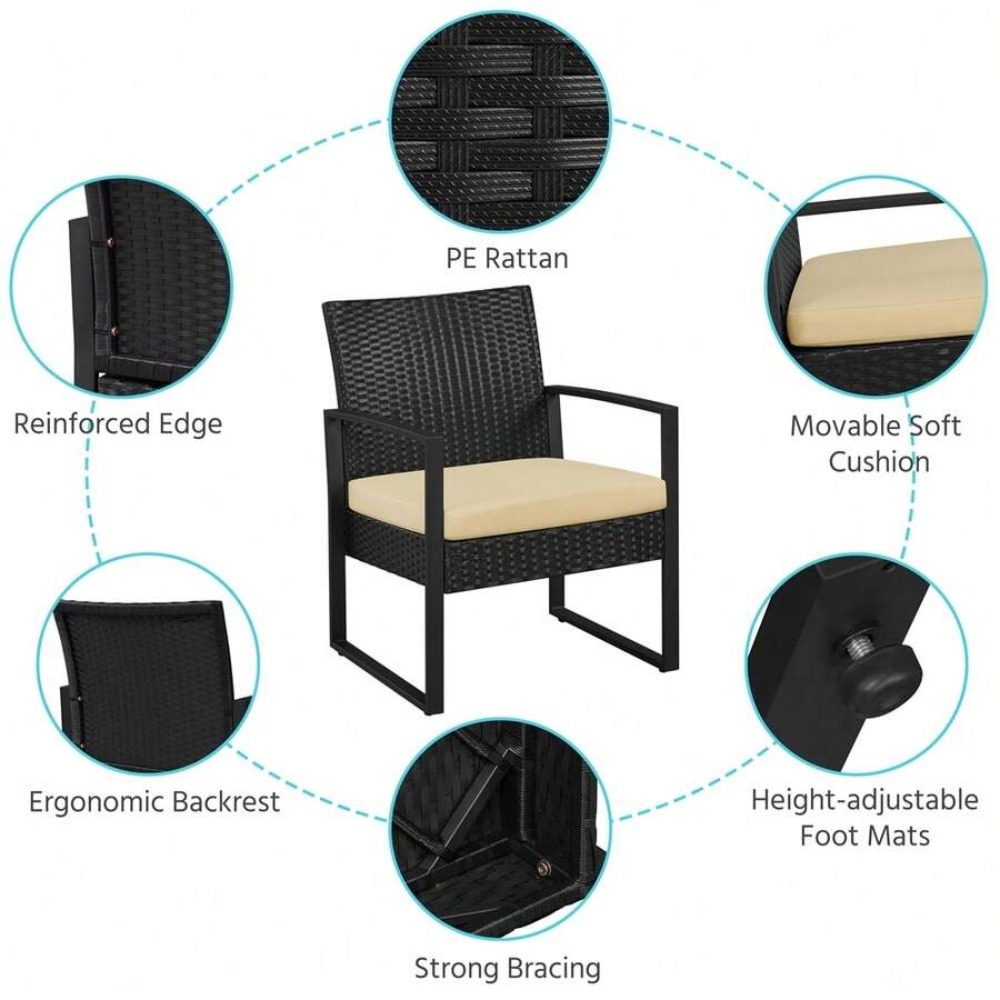 Set Furnitur Rotan Luar Ruanga - Outdoor Furniture Table And Chairs ulasan dan harga