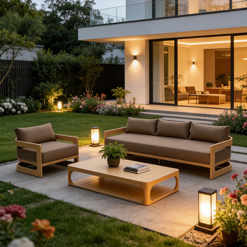 Set Sofa Aluminium Modern untu - Outdoor Furniture Durable ulasan dan harga
