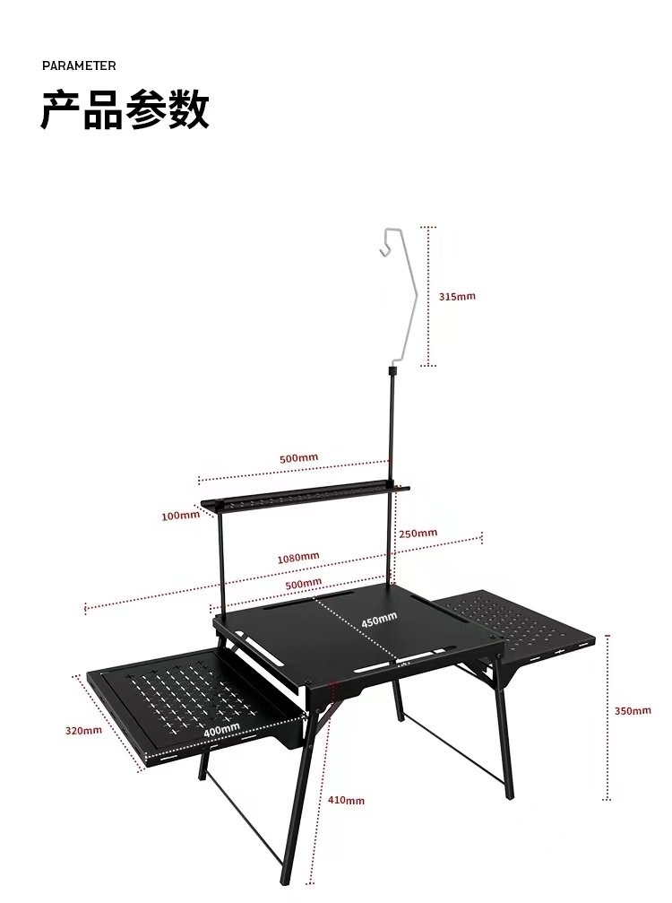 Meja Dapur Portabel Aluminium  - Outdoor Furniture Warehouse ulasan dan harga