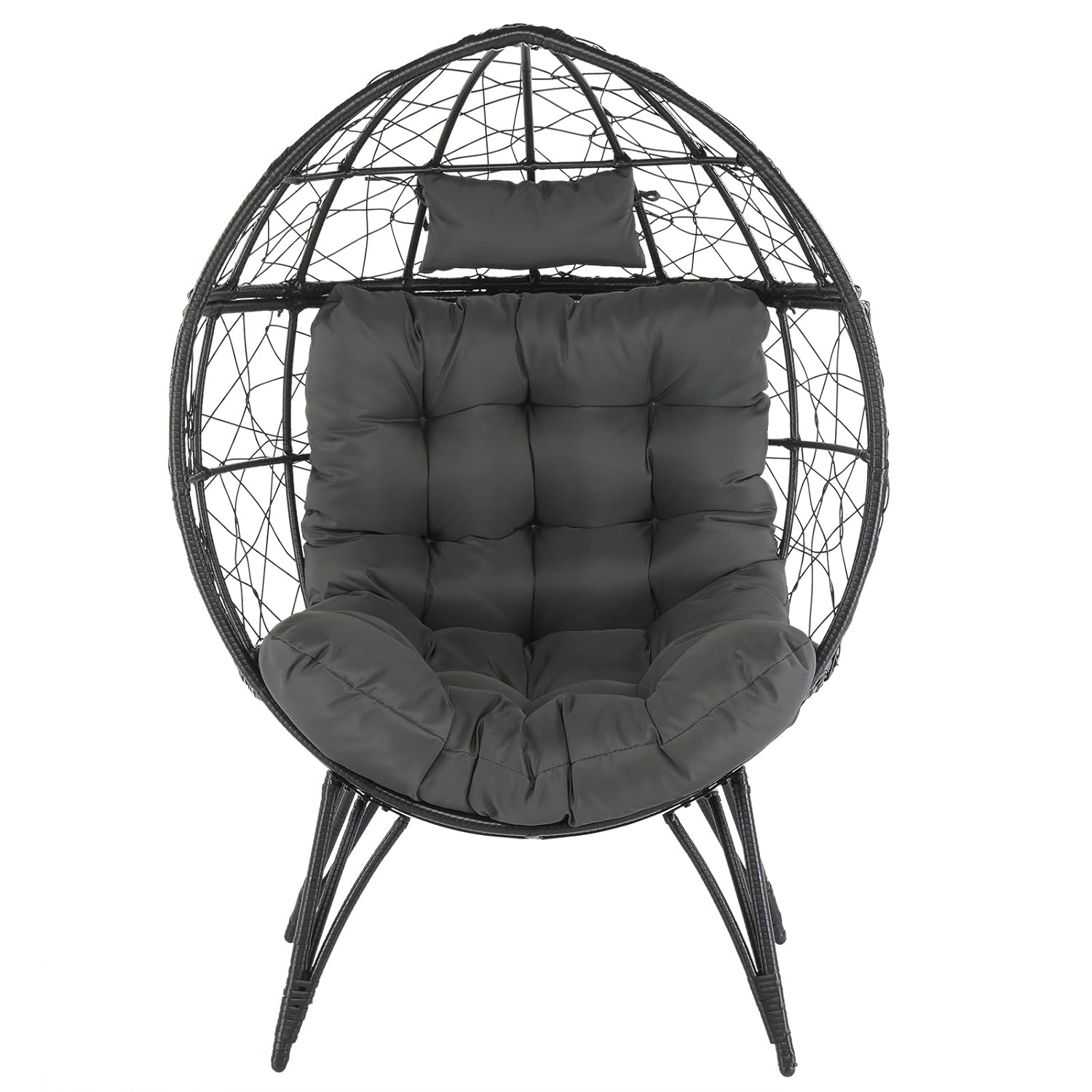 Kursi Telur Rotan Ukuran Besar - Outdoor Furniture Egg Chair ulasan dan harga