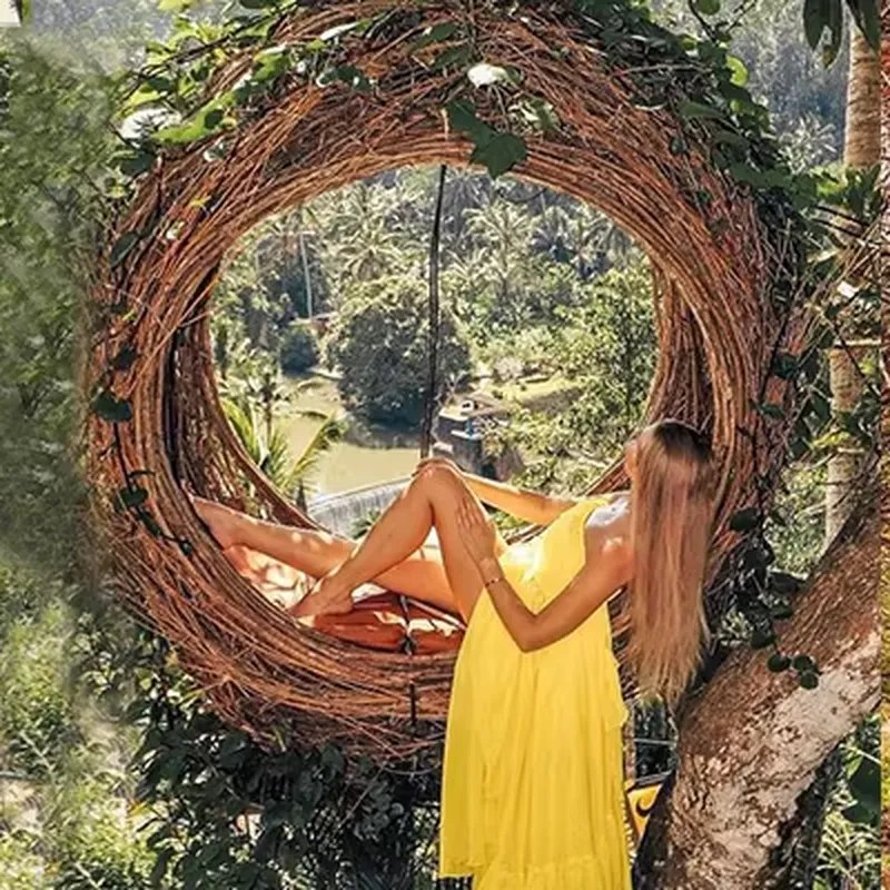 Kursi Gantung Rotan Nordik Bal - Outdoor Furniture Bali ulasan dan harga