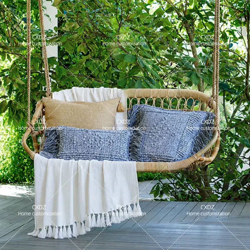 Kursi Gantung Rotan Ganda untu - Outdoor Furniture Bali Style ulasan dan harga