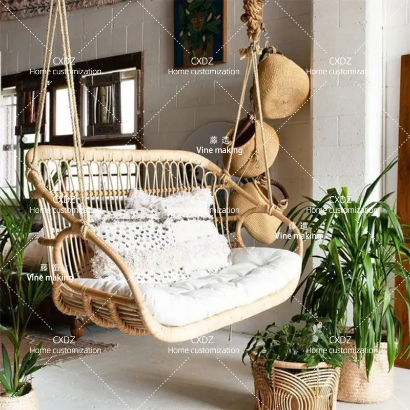 Kursi Gantung Rotan Ganda untu - Outdoor Furniture Bali Style ulasan dan harga