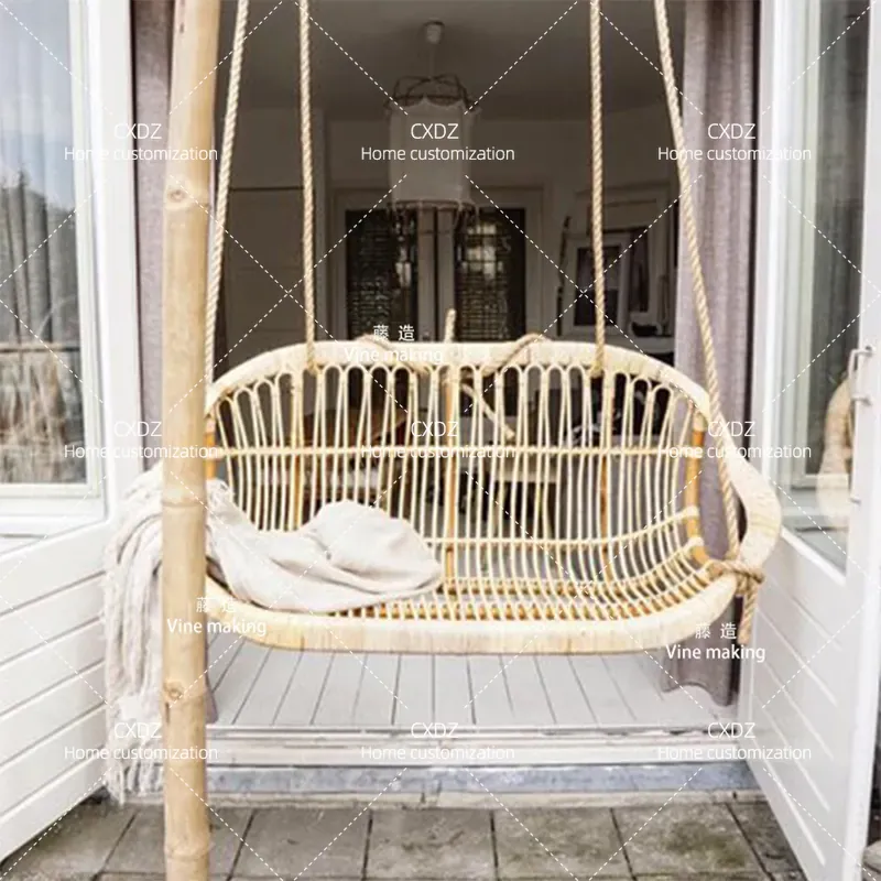 Kursi Gantung Rotan Ganda untu - Outdoor Furniture Bali Style ulasan dan harga
