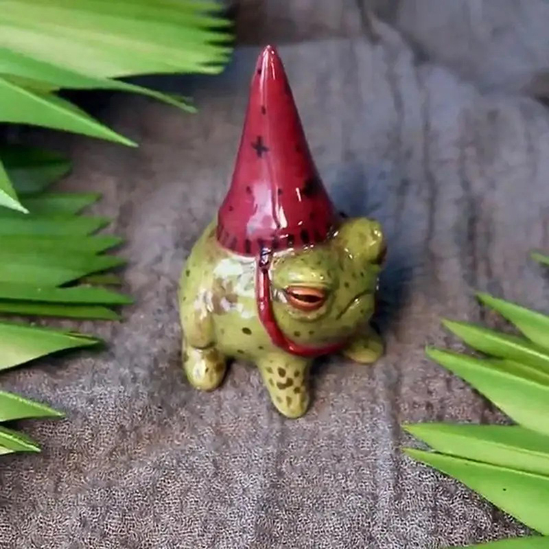 Topi penyihir patung katak kec - Outdoor Furniture Resin ulasan dan harga