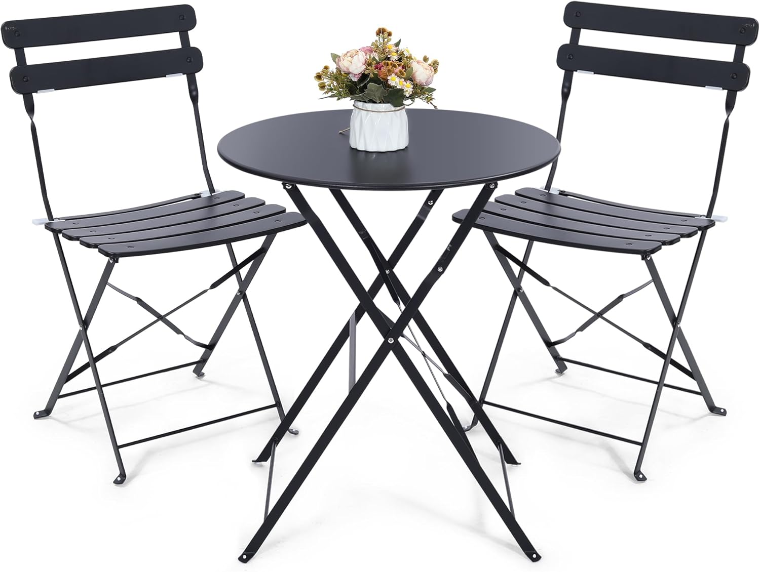 Set bistro luar ruangan lipat  - Outdoor Furniture Table And Chairs ulasan dan harga