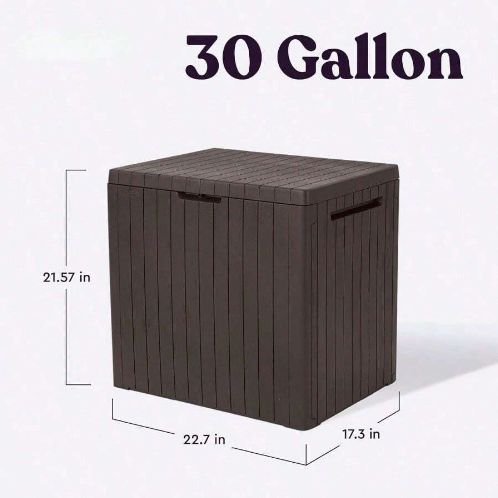 Kotak Penyimpanan Resin Luar R - Outdoor Furniture Resin ulasan dan harga