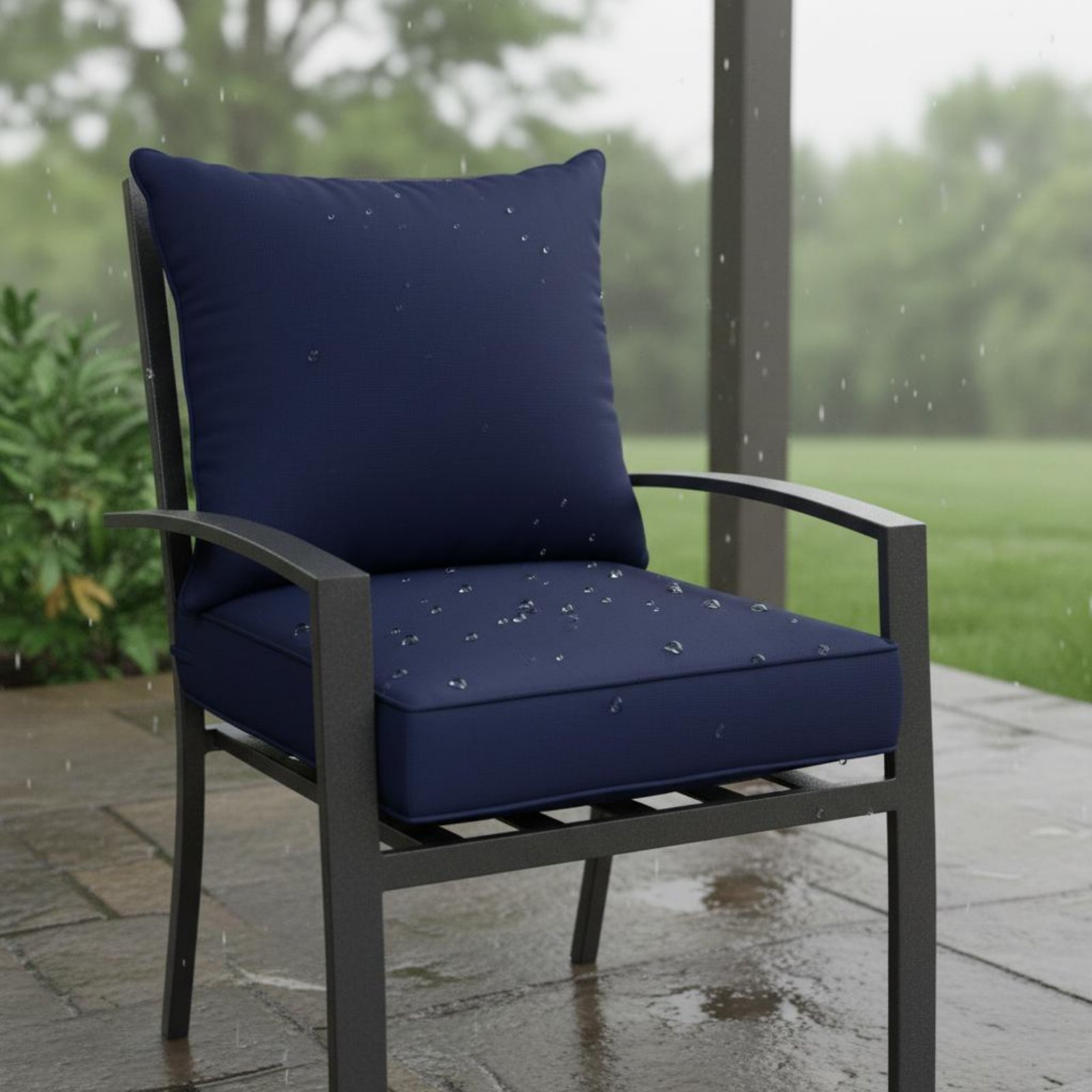 Bantalan Kursi Teras dengan Pe - Outdoor Furniture Cushions ulasan dan harga