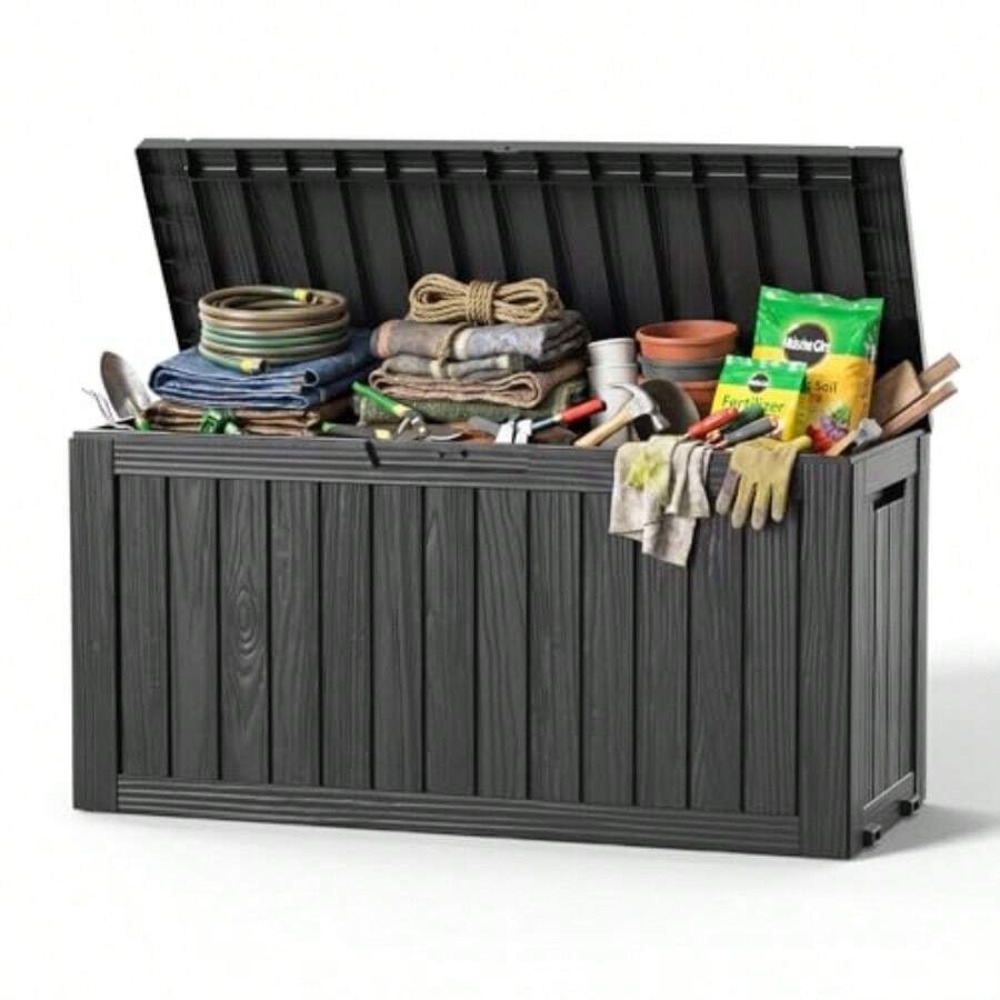 Kotak Penyimpanan Luar Ruangan - Outdoor Furniture Resin ulasan dan harga