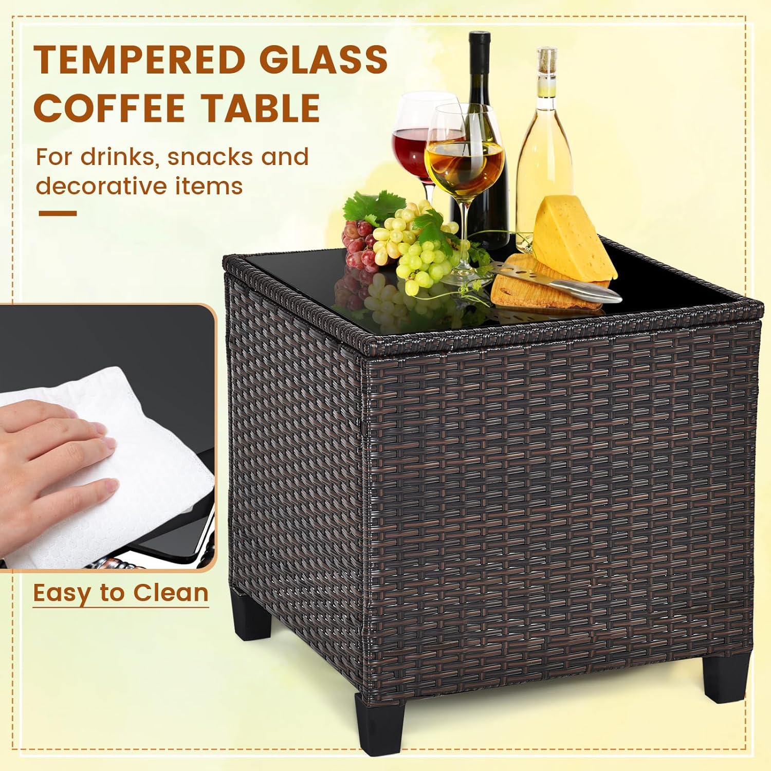 Set bistro luar ruangan 3 bagi - Outdoor Furniture Table And Chairs ulasan dan harga