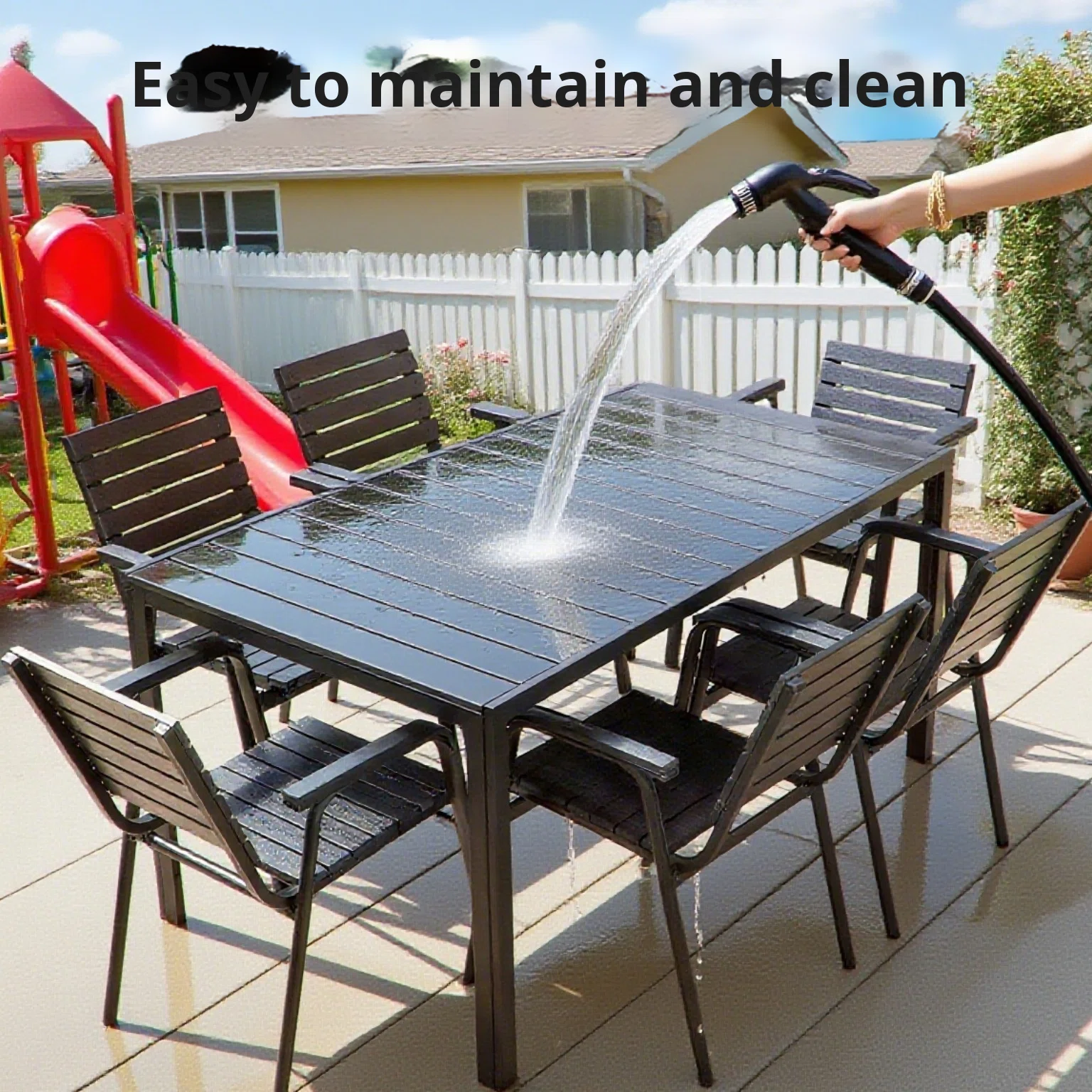 Set Meja Kursi Taman Piknik Ba - Outdoor Furniture Table And Chairs ulasan dan harga
