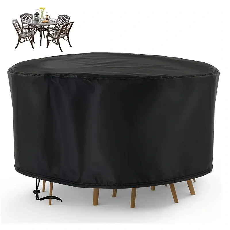 Penutup Furnitur Teras Bulat T - Outdoor Furniture Table And Chairs ulasan dan harga